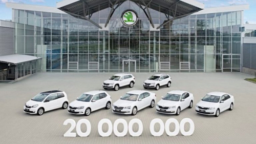 Z továren Škody vyjelo již 20 milionů automobilů