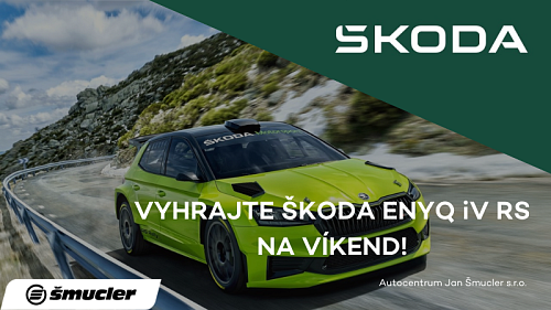 Soutěž o Škoda Enyaq Coupé RS iV na víkend!
