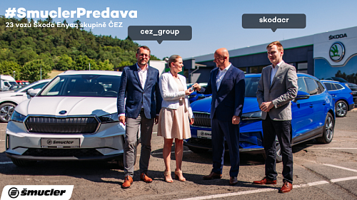 #SmuclerPredava 23 vozů Škoda Enyaq společnosti ČEZ!