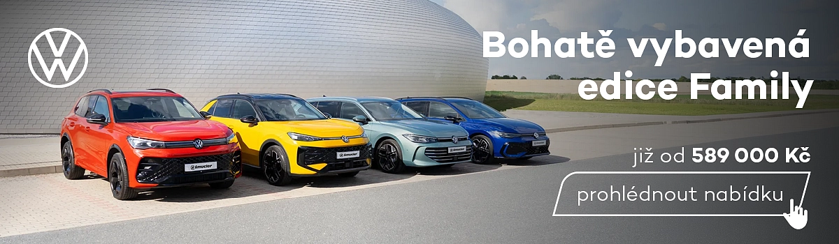 Bohatě vybavená edice Family již od 589 000 Kč