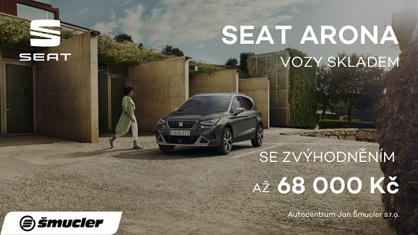 SEAT Arona se zvýhodněním až 68 000 Kč!